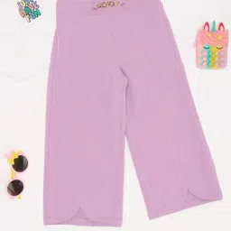 Pantaloons Junior Girls Lilac Pants-picture-24
