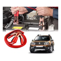 Auto Pearl 1.83 m (6 Ft) 500 A Heavy Duty Anti Tangle Battery Jumper Booster Cables for Renault Duster (Pack of 2)-picture-40