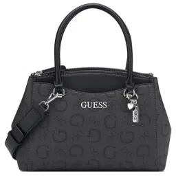 Guess Charcoal Grey Westfield Logo Satchel-image-67