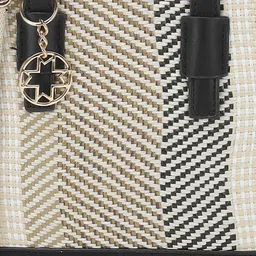 Metro Women Textured Structured Handheld Bag image 3