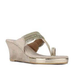 Inc.5 Women's Beige Toe Ring Sandals-picture-47