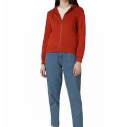 Van Heusen Red Regular Fit Sweatshirt image 5