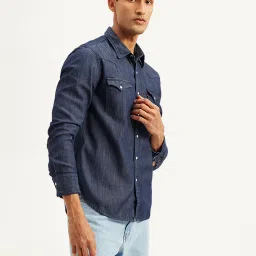 levi's Men's Solid Slim Fit Shirt image 4