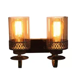 ELIANTE Wall Light Brown & Gold Portable AC Indoor Flush Mount Without Bulb image 5