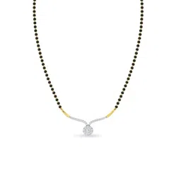 Kisna Diamond & Gold Jewellery 18k Gold & Diamond Amriti Mangalsutra for Women-picture-30