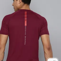 HRX by Hrithik Roshan Men Back Detail Rapid-Dry Training T-shirt-picture-35