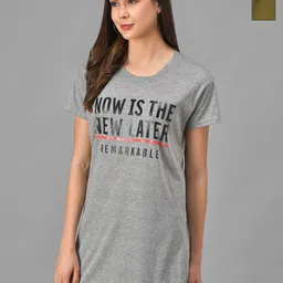 Christy World Typography Printed Pack Of 2 Round Neck Cotton T-shirts-image-87