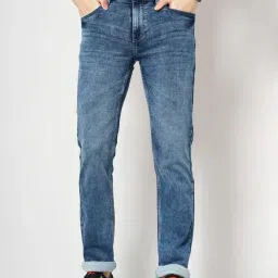 celio celio* Blue Slim Fit Lightly Washed Jeans-picture-23