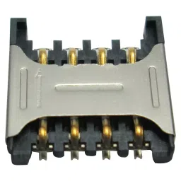 MULTICOMP PRO Memory & SIM Card Connectors SIM CARD CONN, 8POS, SMT, MC002012 (Pack of 5)-picture-26