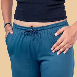 Kryptic Pure Cotton Bootcut Flared Lounge Pant image 5