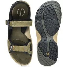 Woodland Men's Olive & Green Floaters image 5