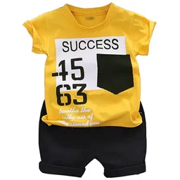 HELPOM Unisex Kids Printed T-shirt with Shorts image 2