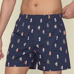 XYXX Mens Printed Pack of 2 Combed Cotton Splash Boxer XYBOX2PCKN333 image 3
