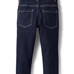 UCB Woven Full Length Washed Denim Jeans - Black image 2