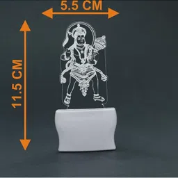 1ST TIME Red & Purple Printed Acrylic Traditional Abstract Shaped Shaped Wall Lamp image 4