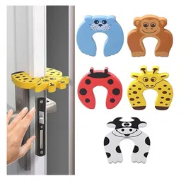 Nexbie Animal Shaped Foam Door Stopper Multicolor - Pack of 6 image 3