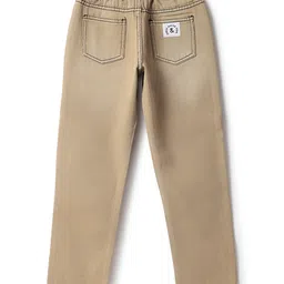 Tales & Stories Denim Woven Distressed Jeans - Khaki image 3