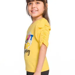 Little funky Girls Yellow Tshirts image 4