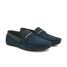 Killer Men Colourblocked Suede Loafers image 2