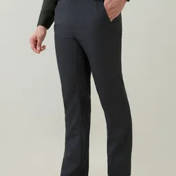 Raymond Contemporary Fit Mid Rise Formal Trousers image 2