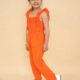 LITTLE GINNIE Girls Basic Jumpsuit image 2