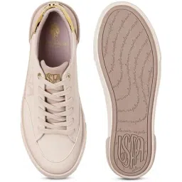 u.s. polo assn. U.S.Polo Assn. Women LYDIA 3.0 Nude Sneakers image 4