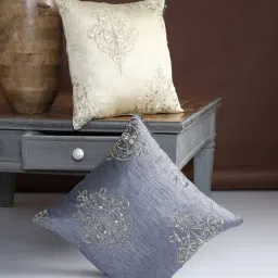 Romee Multicolor Polyester Cushion Covers (40 x 40 cm) - Set of 2-picture-38