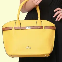 Lavie Fallon Md Yellow Solid Medium Handbag-picture-35