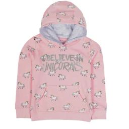 Plum Tree Kids Pink Embellished Hoodies-picture-41