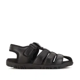 Bata Men's Black Fisherman Sandals-picture-28