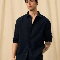 The Souled Store Black Cotton Regular Fit Shirt-image-93