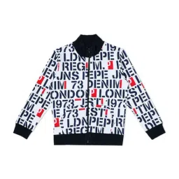 Pepe Jeans Kids Blue & White Cotton Printed Full Sleeves Sweatshirt-picture-14