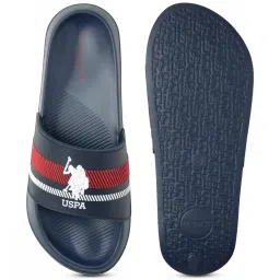U.S. Polo Assn. Men's Navy Slides image 3