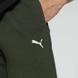 Puma NRP India Myrtle-Puma NRP India White Slim Fit Self Pattern Trackpant image 4
