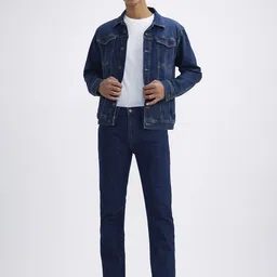 Pepe Jeans Men Straight Fit Mid-Rise Stretchable Jeans image 2