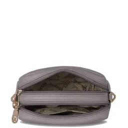 Esbeda Grey PU Solid Sling Handbag image 3