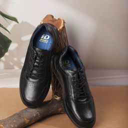 ID Men Textured Leather Oxfords-picture-5