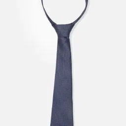Van Heusen Navy Embroidered Tie-picture-39