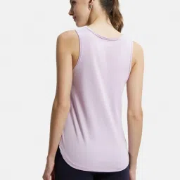 Jockey AW77 Women's Super Combed Cotton Rich Solid Curved Hem Styled Tank Top image 3