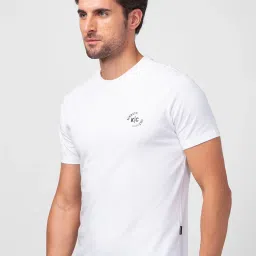 Kenneth Cole White Slim Fit Crew T-Shirt image 3