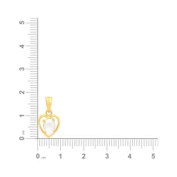 Malabar Gold and Diamonds 22k Gold Pendant for Women image 3