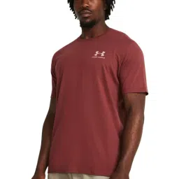 Under Armour Red Regular Fit Sports T-Shirt-picture-17