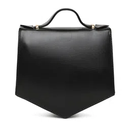 KLEIO Black Unique Shaped Sling Bag image 2