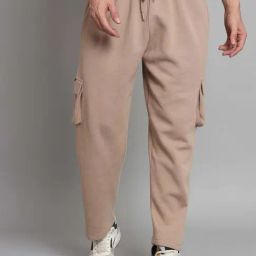 GRIFFEL Camel Loose Fit Trackpants-picture-14