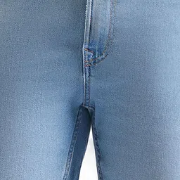 LOVEGEN Men Solid High-Rise Regular Fit Denim Shorts image 3