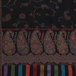 Monte Carlo Black & Maroon Printed Stole image 3