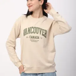 R&B Beige Cotton Graphic Printed Sweatshirt-picture-39