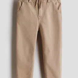 H&M Washed Cotton Twill Trousers image 2