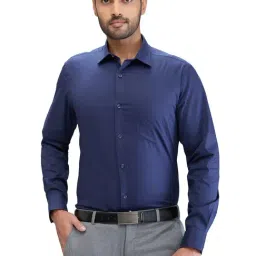 Park Avenue Blue Regular Fit Shirt-image-66