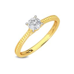 Kisna Diamond & Gold Jewellery Nehir 14k (585) Diamond & Gold Ring For Women-picture-26